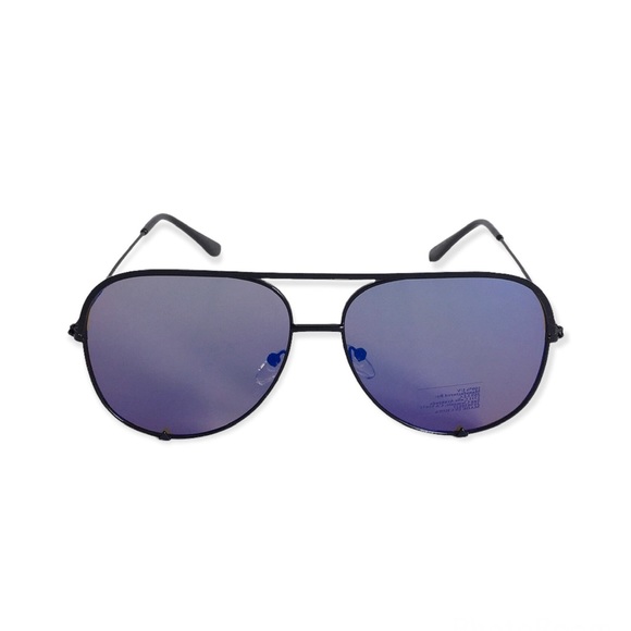 Other - 🆕Black Oversized Pilot Frame Polarized Lens Sunglasses